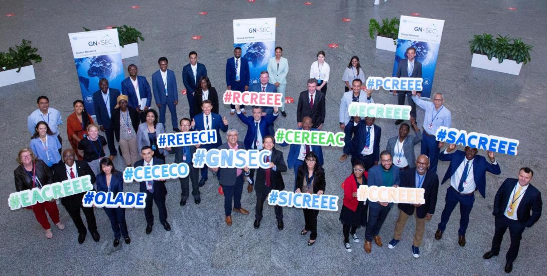 IVECF Side Event "Enhance the means of implementation for the Agenda 2030 – Promoting south-south and triangular climate cooperation through the Global Network of Regional Sustainable Energy Centers”, 2 November 2023, 14:00-15:00, Vienna Hofburg Palace