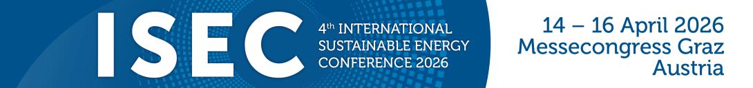 Meet GN‑SEC at the International Sustainable Energy Conference (ISEC) 2026, 15 to 16 April 2026, Graz, Austria